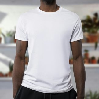 Bq6Z3V Men's Classic Crew Neck T-Shirt — Soft Cotton Everyday Tee